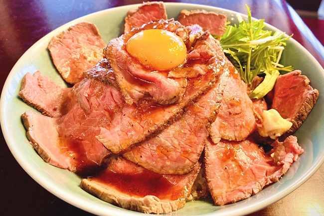 ローストビーフ丼
